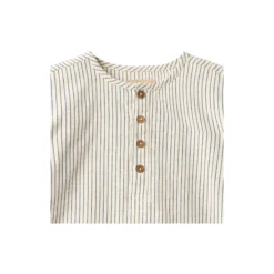 Shirt Bjørk, dark blue stripe