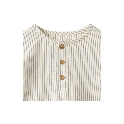 Shirt Bjørk, dark blue stripe