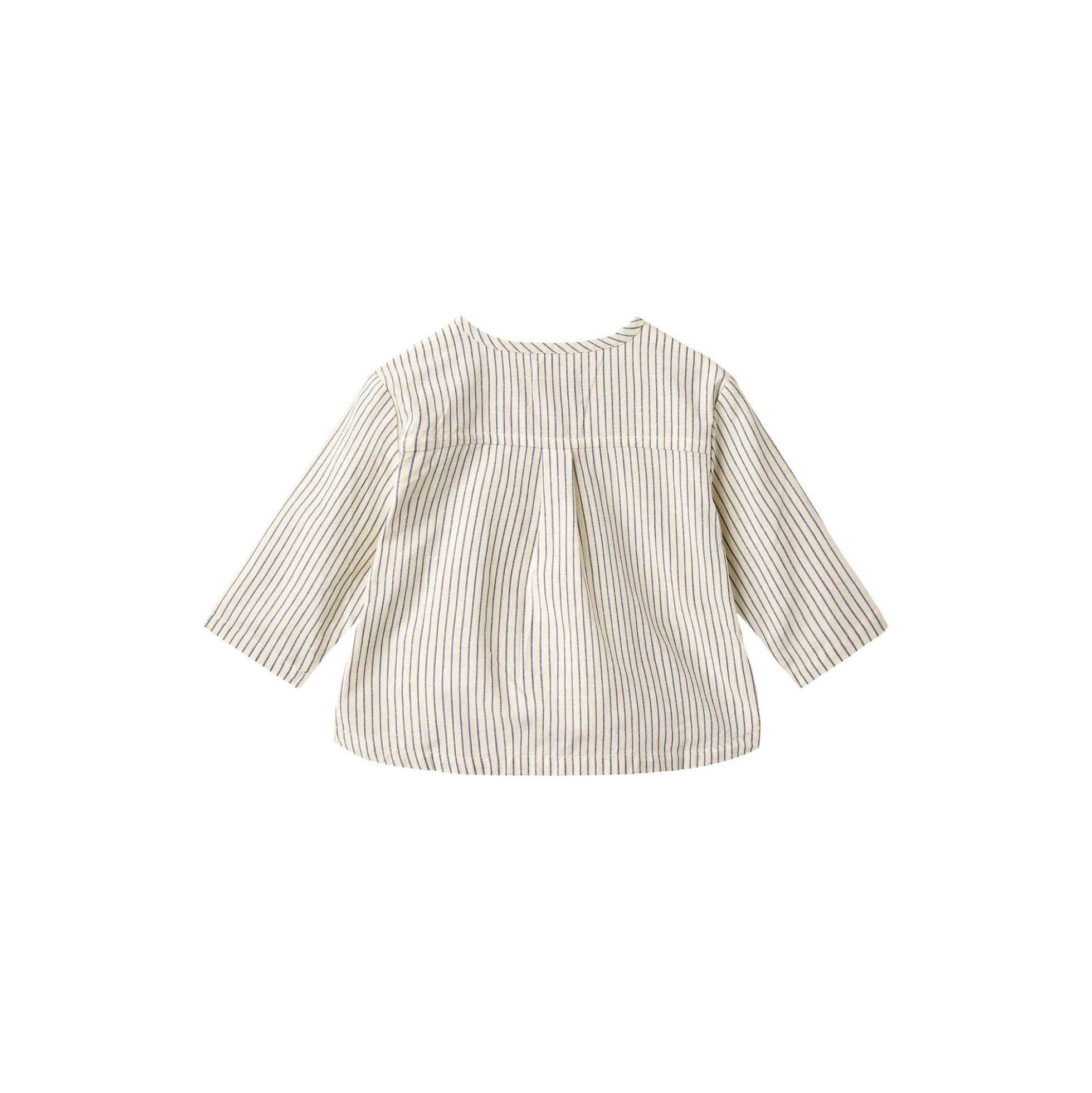 Shirt Bjørk, dark blue stripe