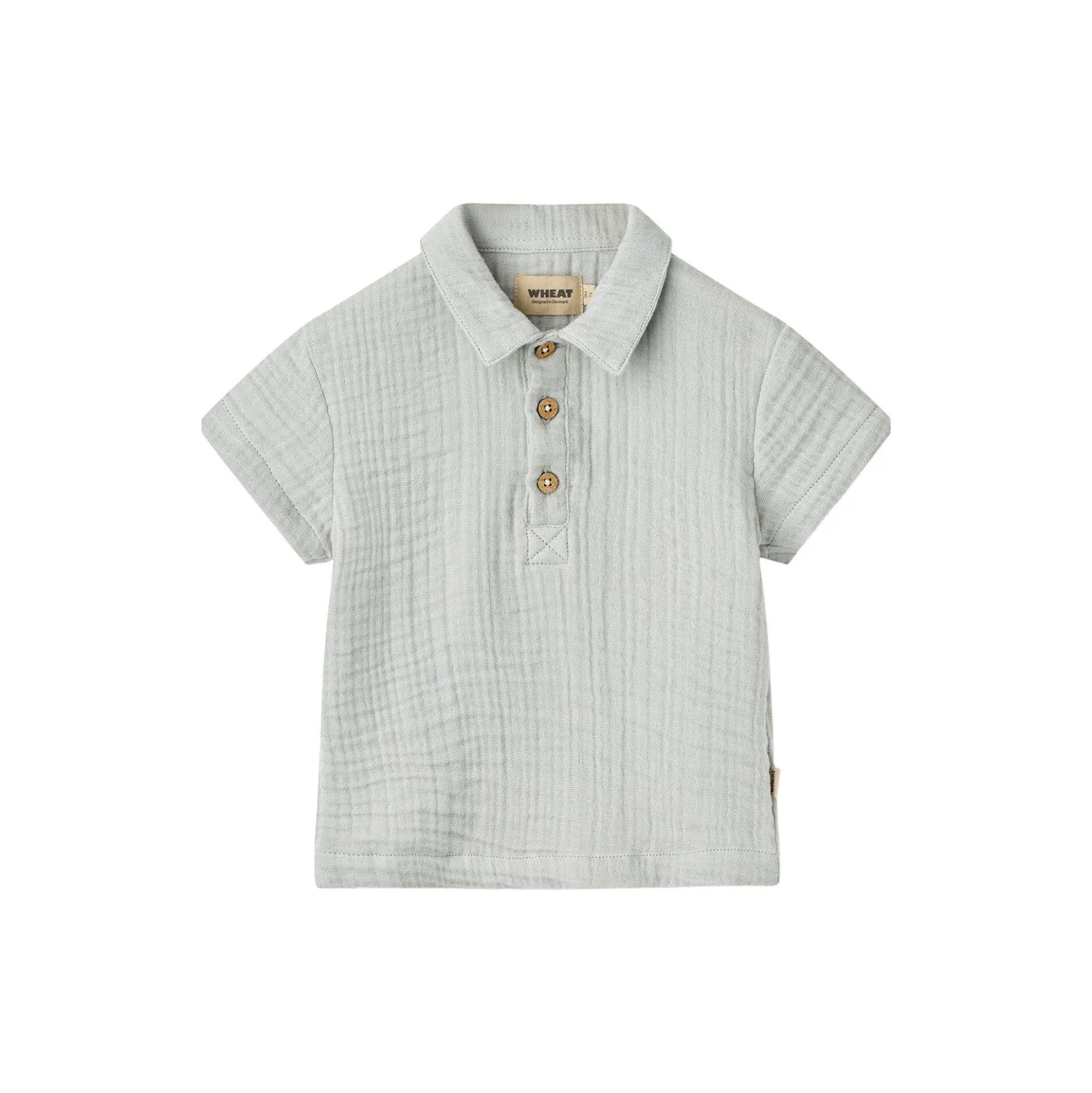 Shirt S/S Svend, light blue