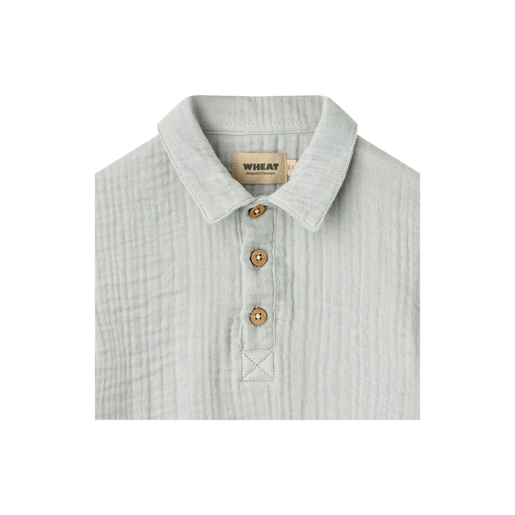 Shirt S/S Svend, light blue