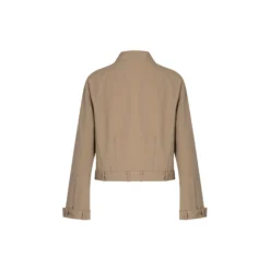 Short jacket with belt loops, moon rock