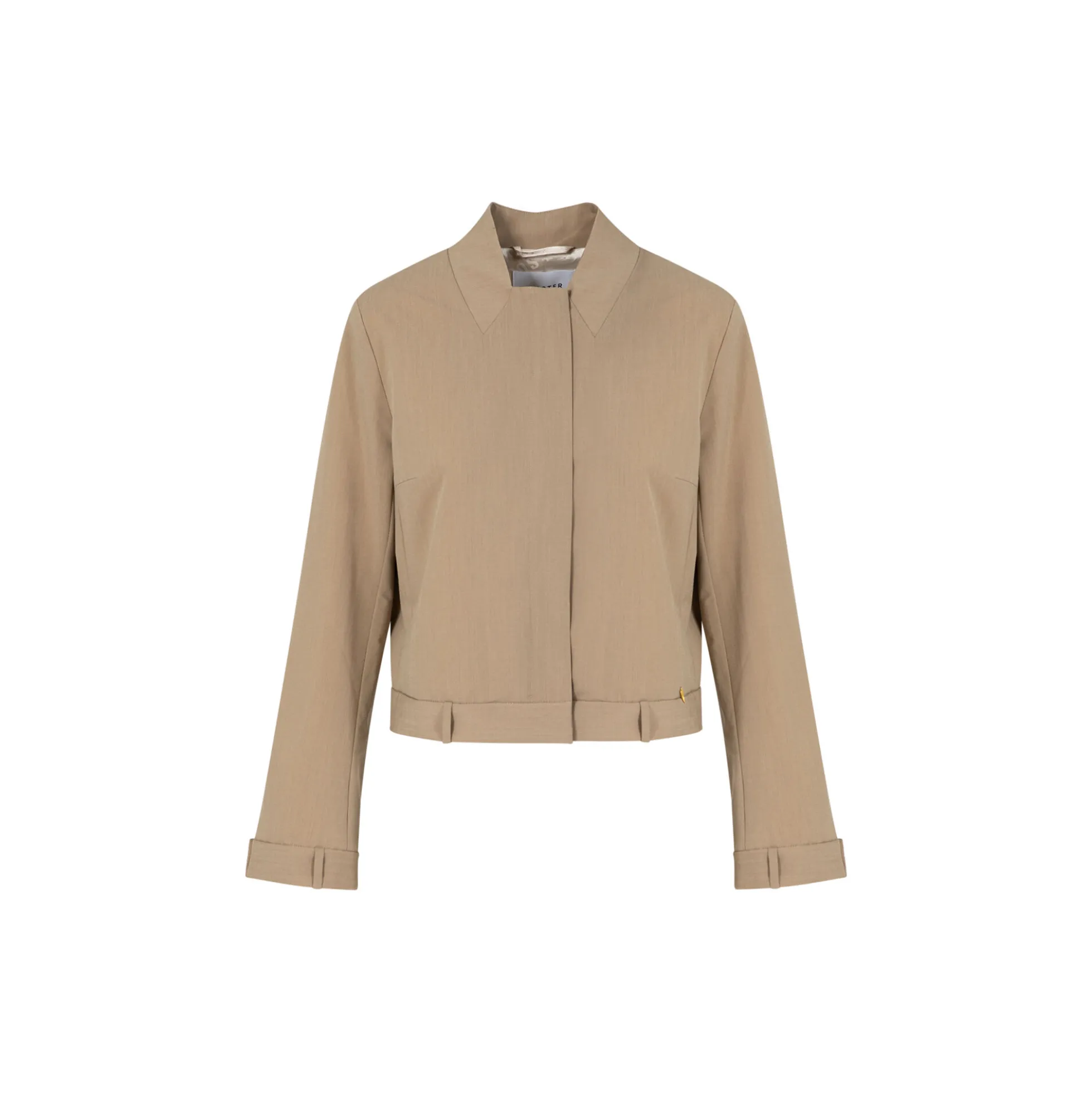 Short jacket with belt loops, moon rock