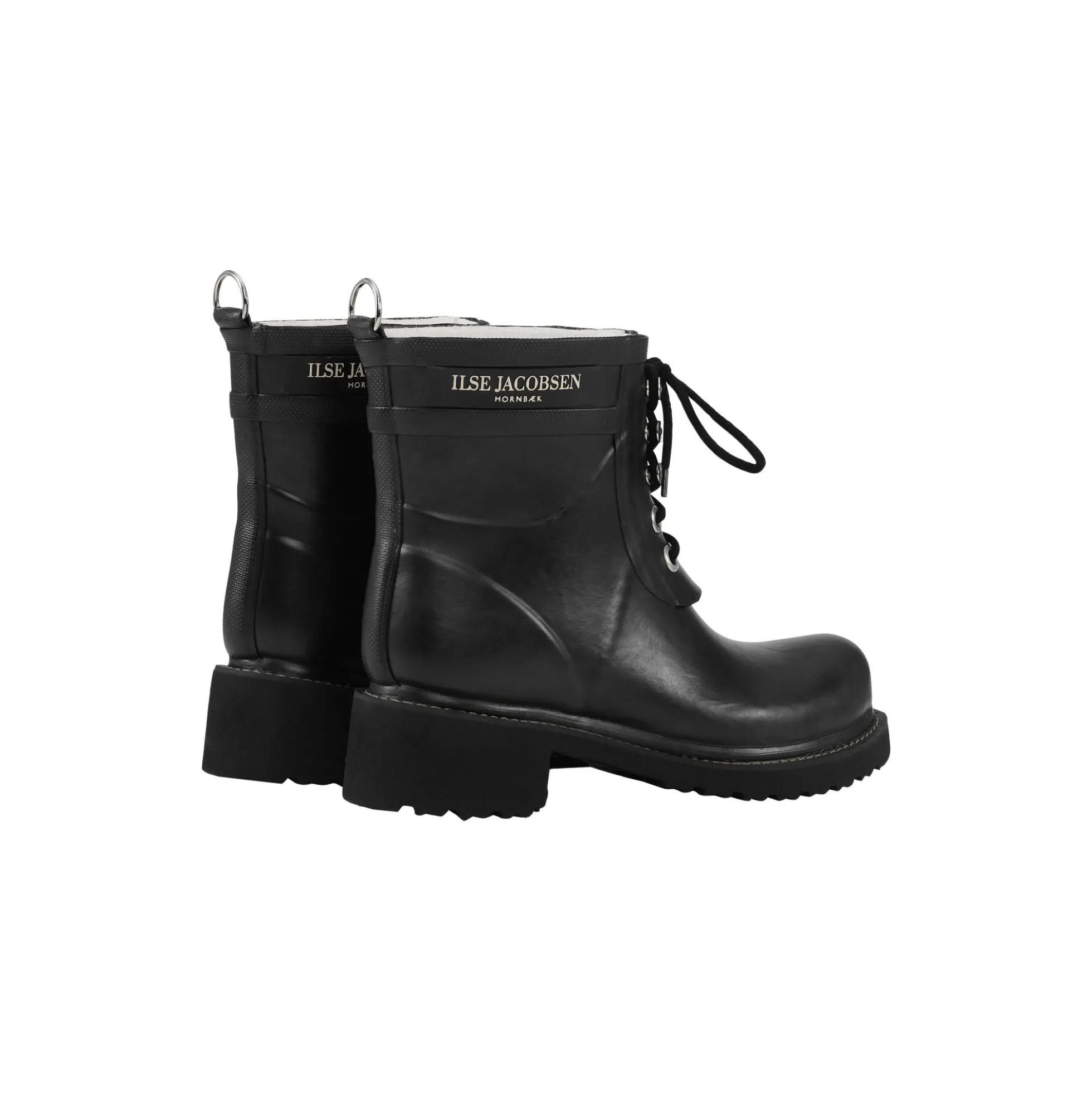 Short Rubber Boots, black black