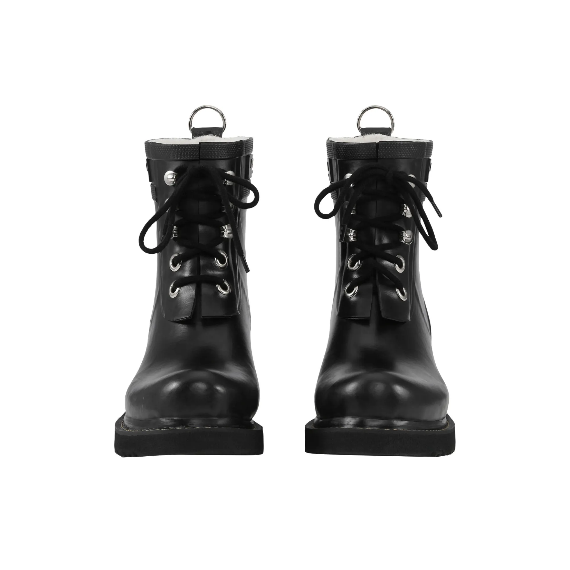 Short Rubber Boots, black black