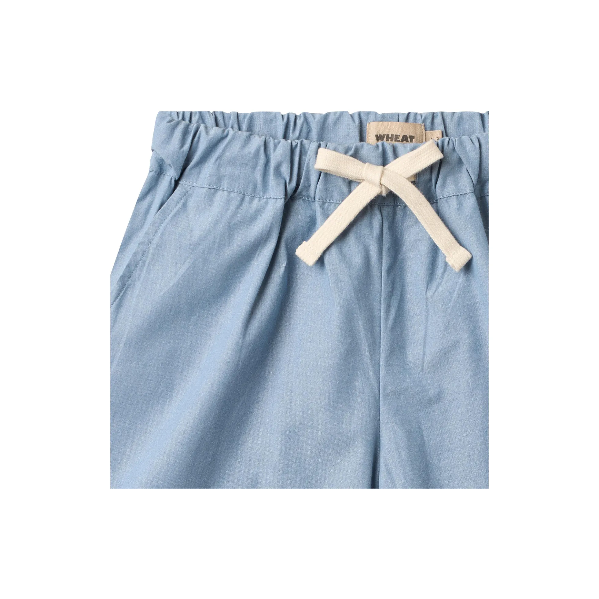 Shorts Cuba, blue chambrey
