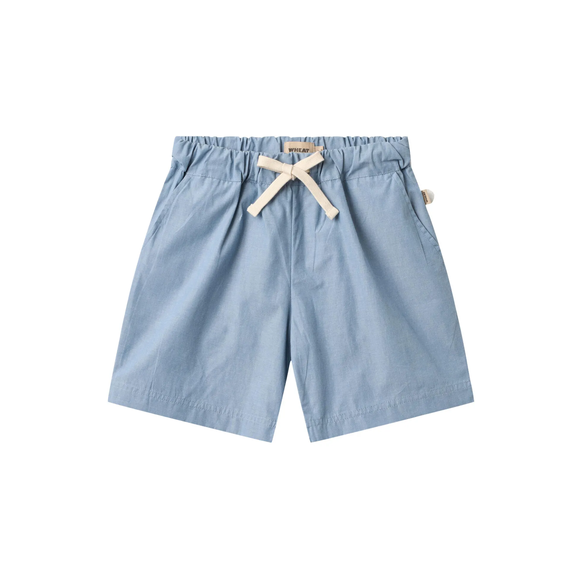 Shorts Cuba, blue chambrey