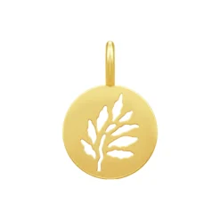 Signature Pendant, gold