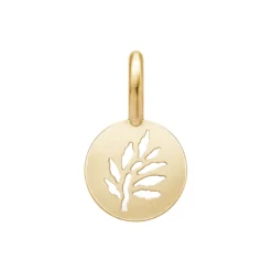 Signature Pendant Small, gold