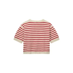 Signe cardigan, red creme