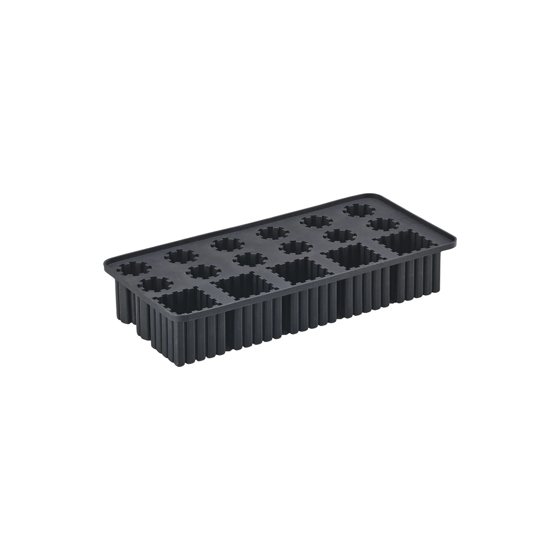 Singles isterningbakke, black