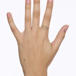 SIS Collet ring, guld