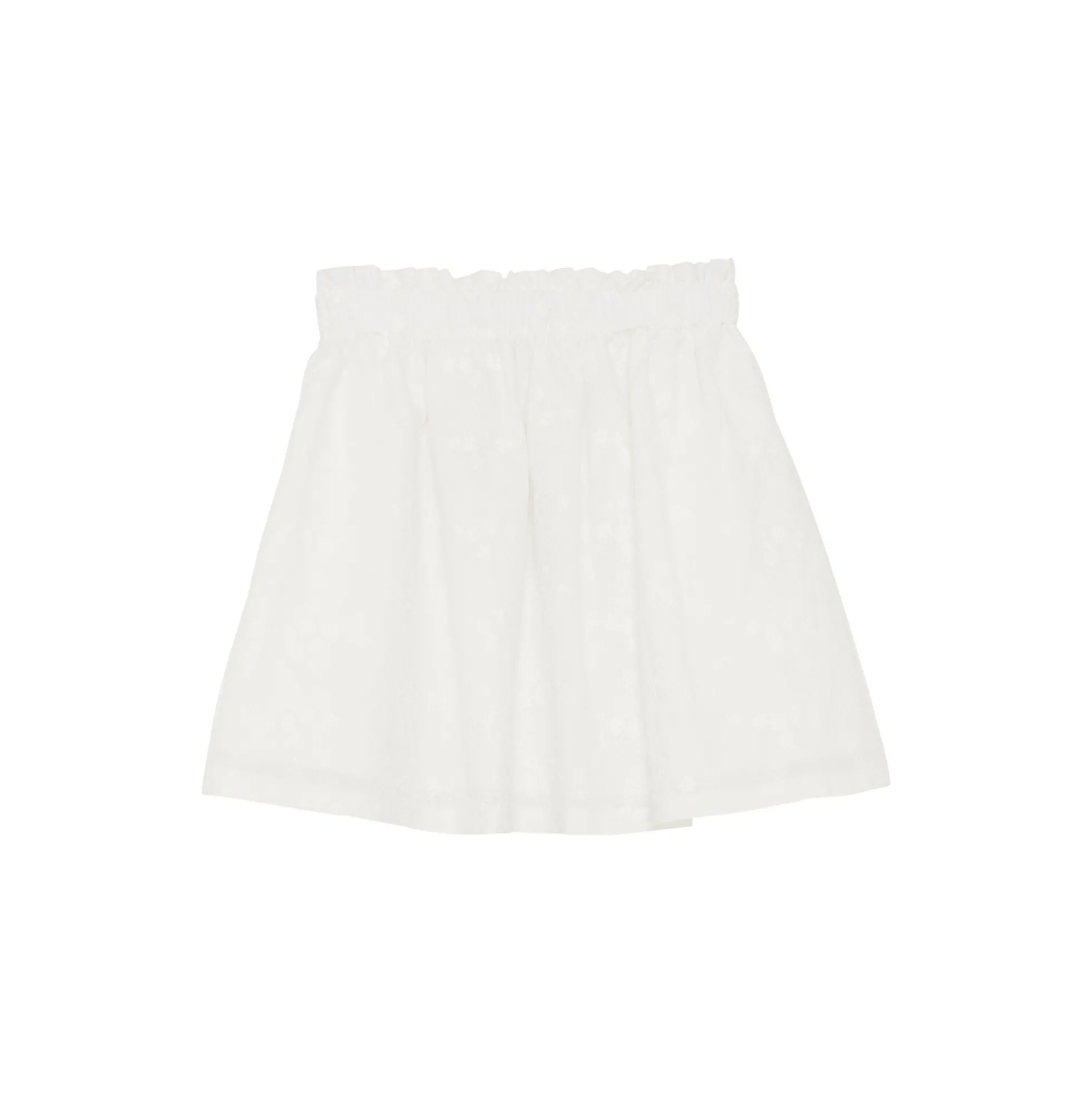 Skirt Embroidery, antique white