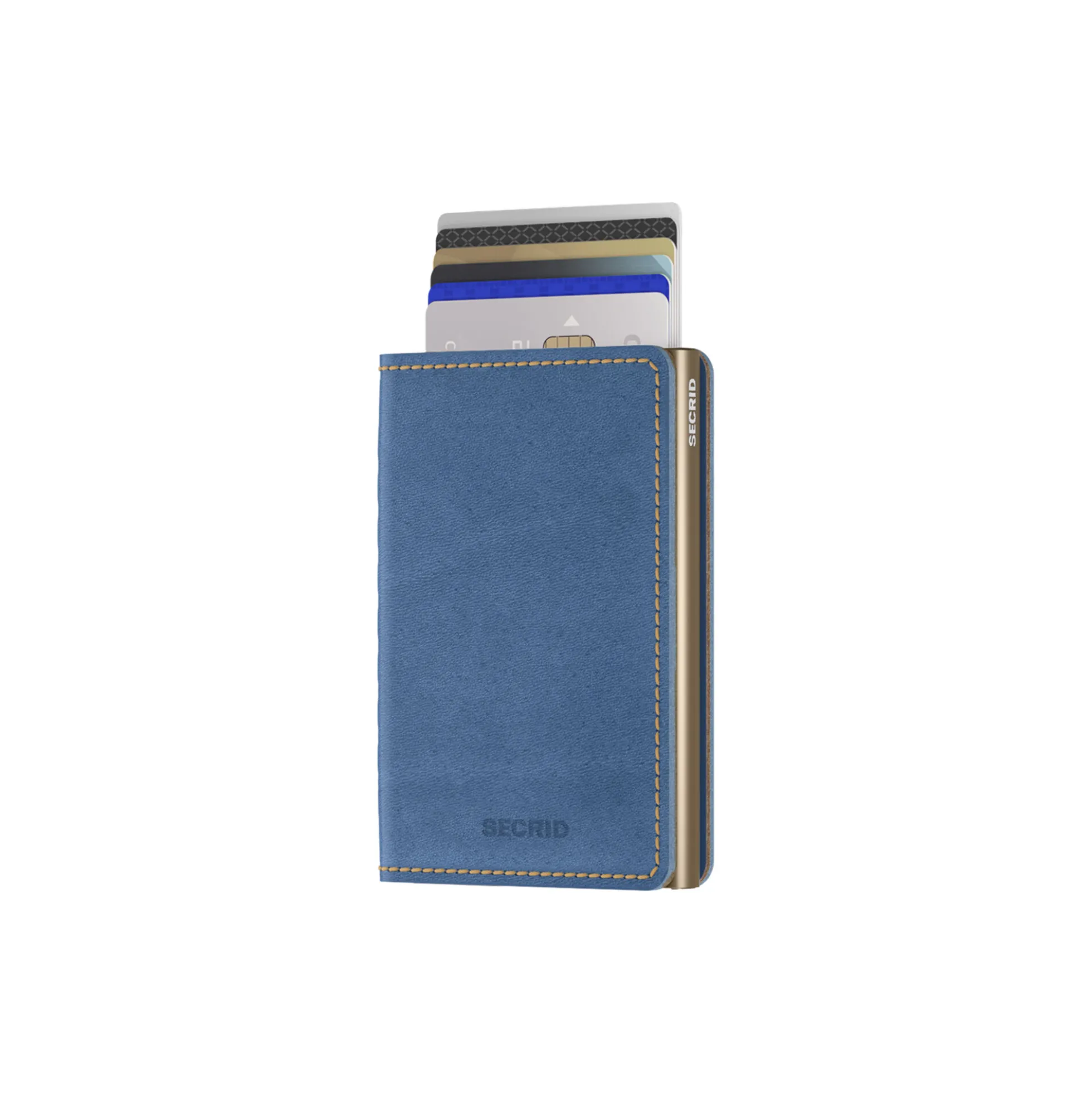 Slimwallet, indigo 3/sand