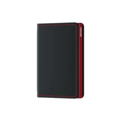 Slimwallet, matte black/red