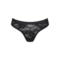 Smart Deco High Leg String Ex, black