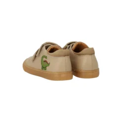 Sneaker med dinobroderi, sand