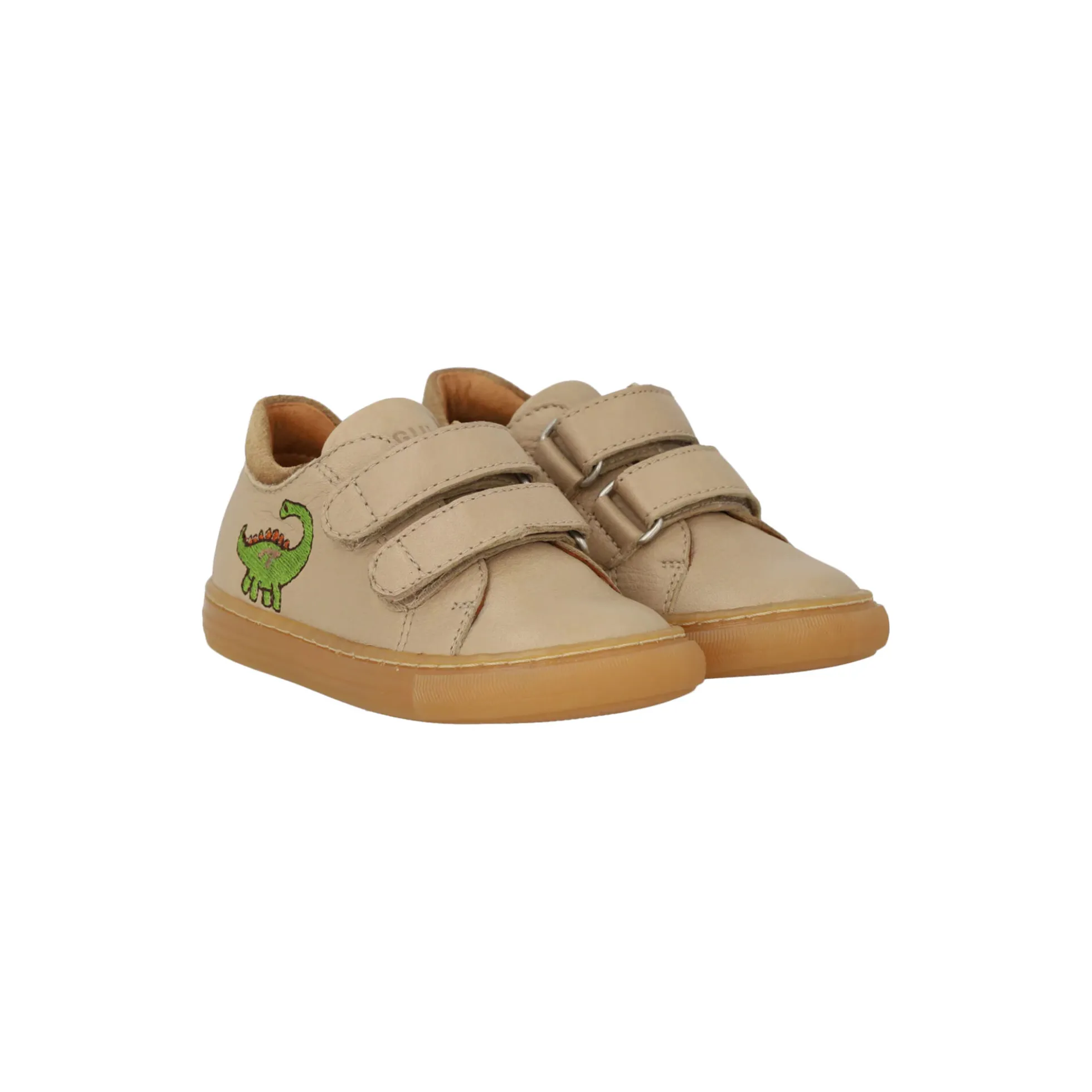 Sneaker med dinobroderi, sand