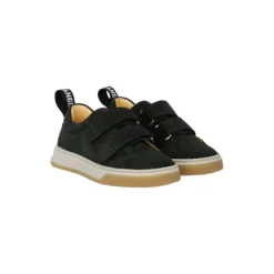 Sneaker med logobånd og velcro, deep teal