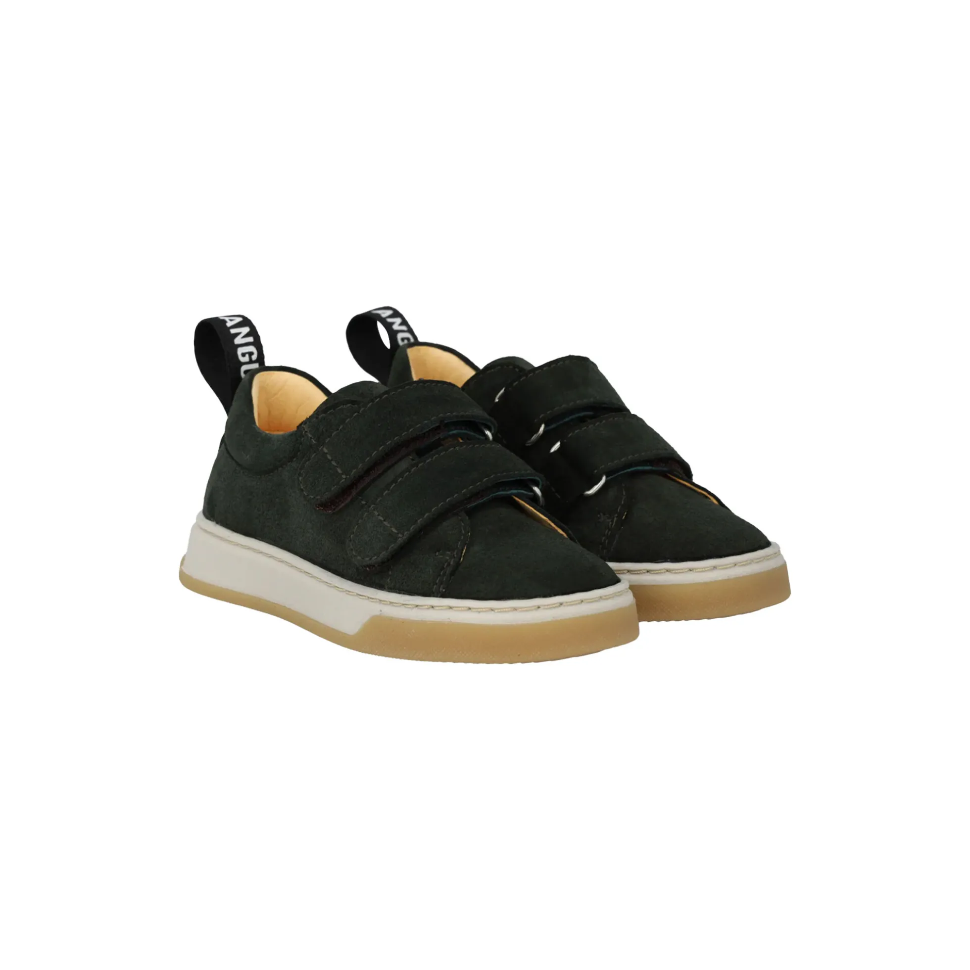 Sneaker med logobånd og velcro, deep teal