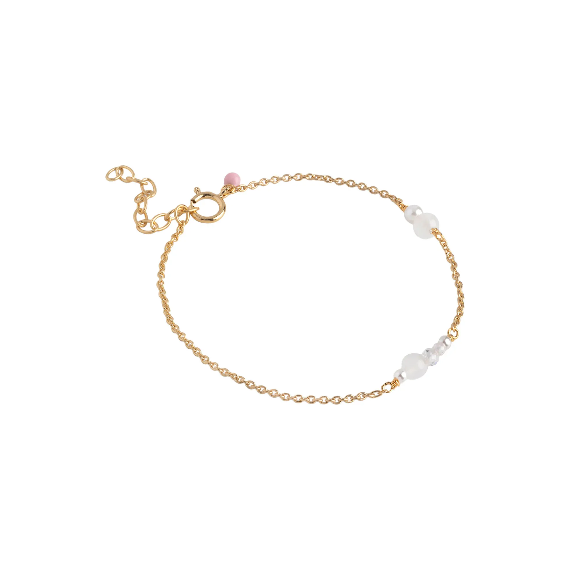 Sofia armbånd, white