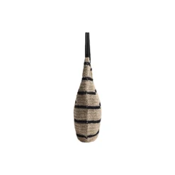 SoleaMBG Bag, Raffia, natural/black mix w/black