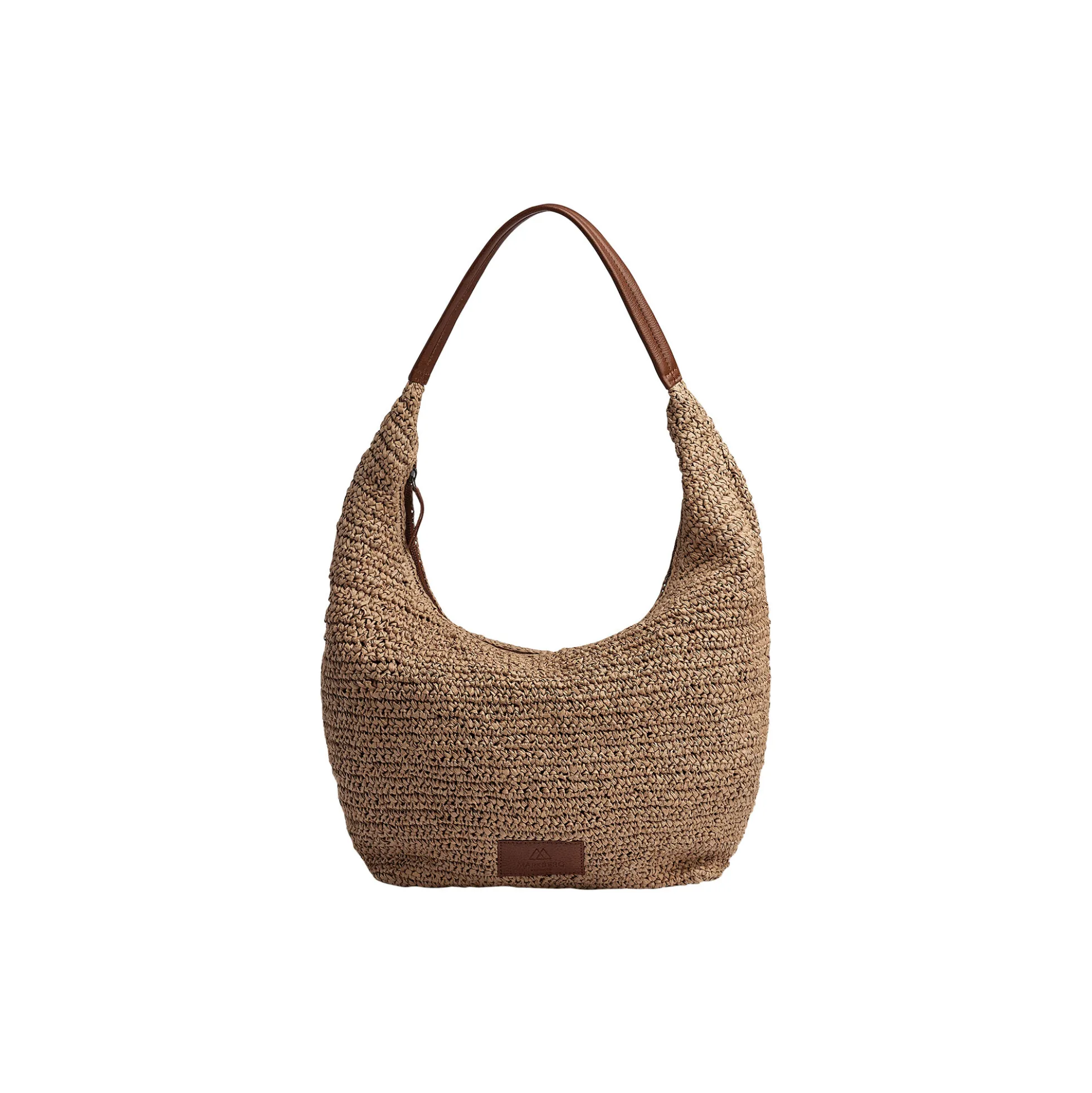 SoleaMBG Bag, Raffia, natural w/cognac