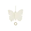 Sommerfugl musikuro, antique white