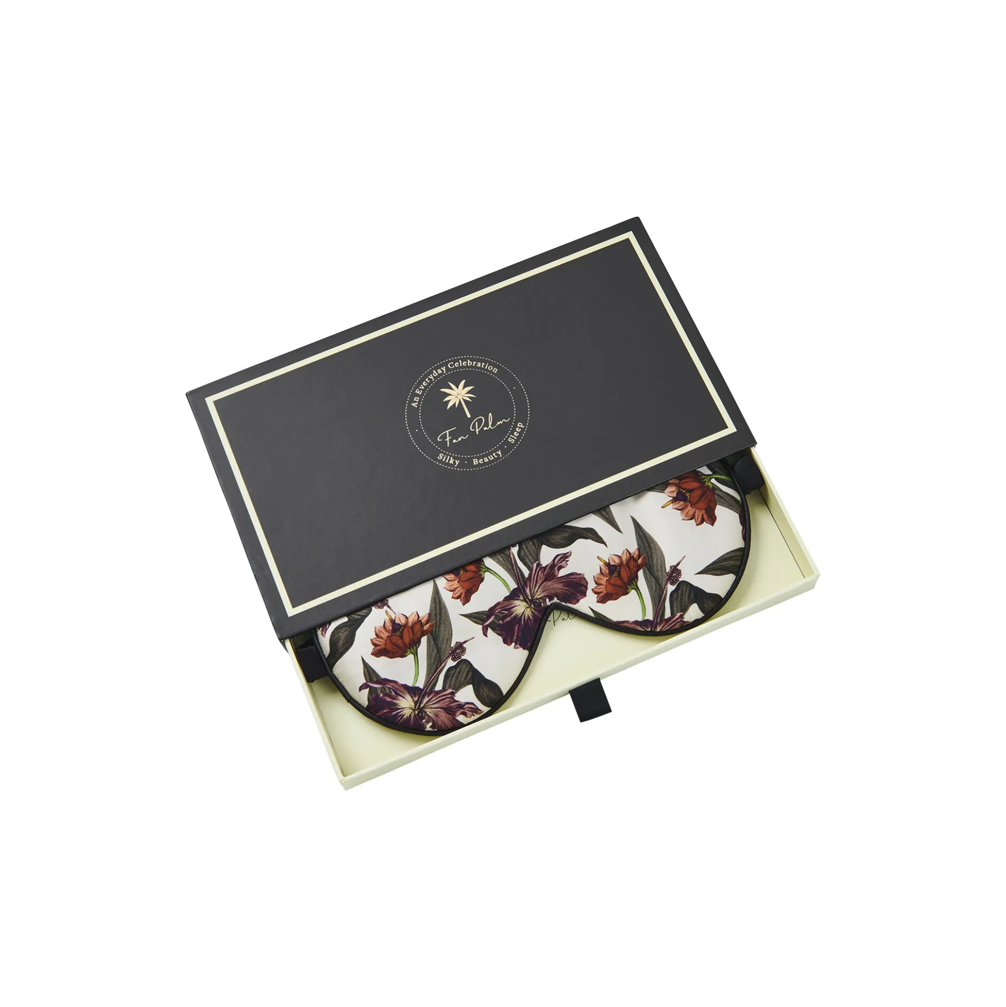 Sovemaske, cream hibiscus