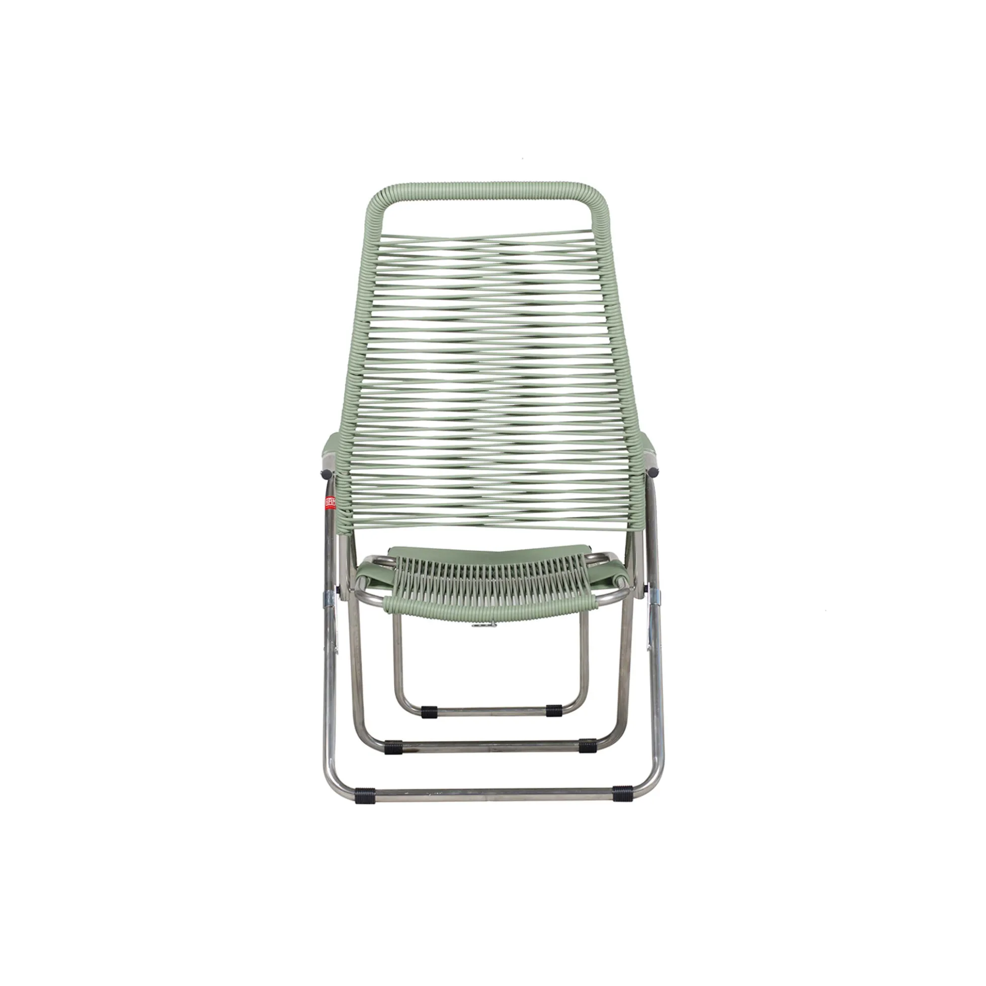 Spaghetti Outdoor Sunbed, sage green matt