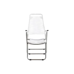 Spaghetti Outdoor Sunbed, white matt