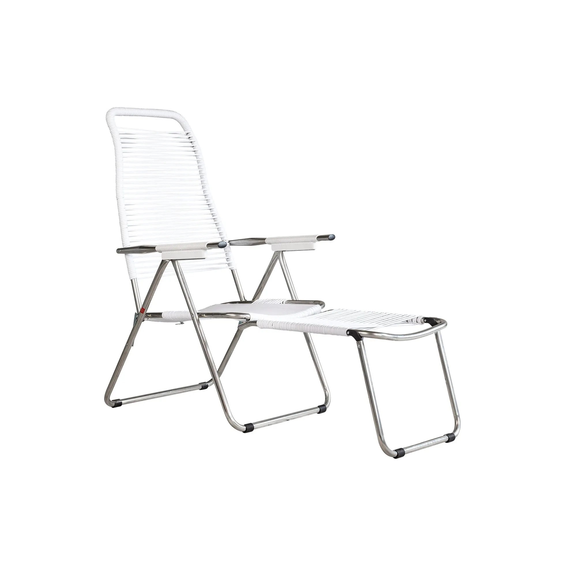 Spaghetti Outdoor Sunbed, white matt