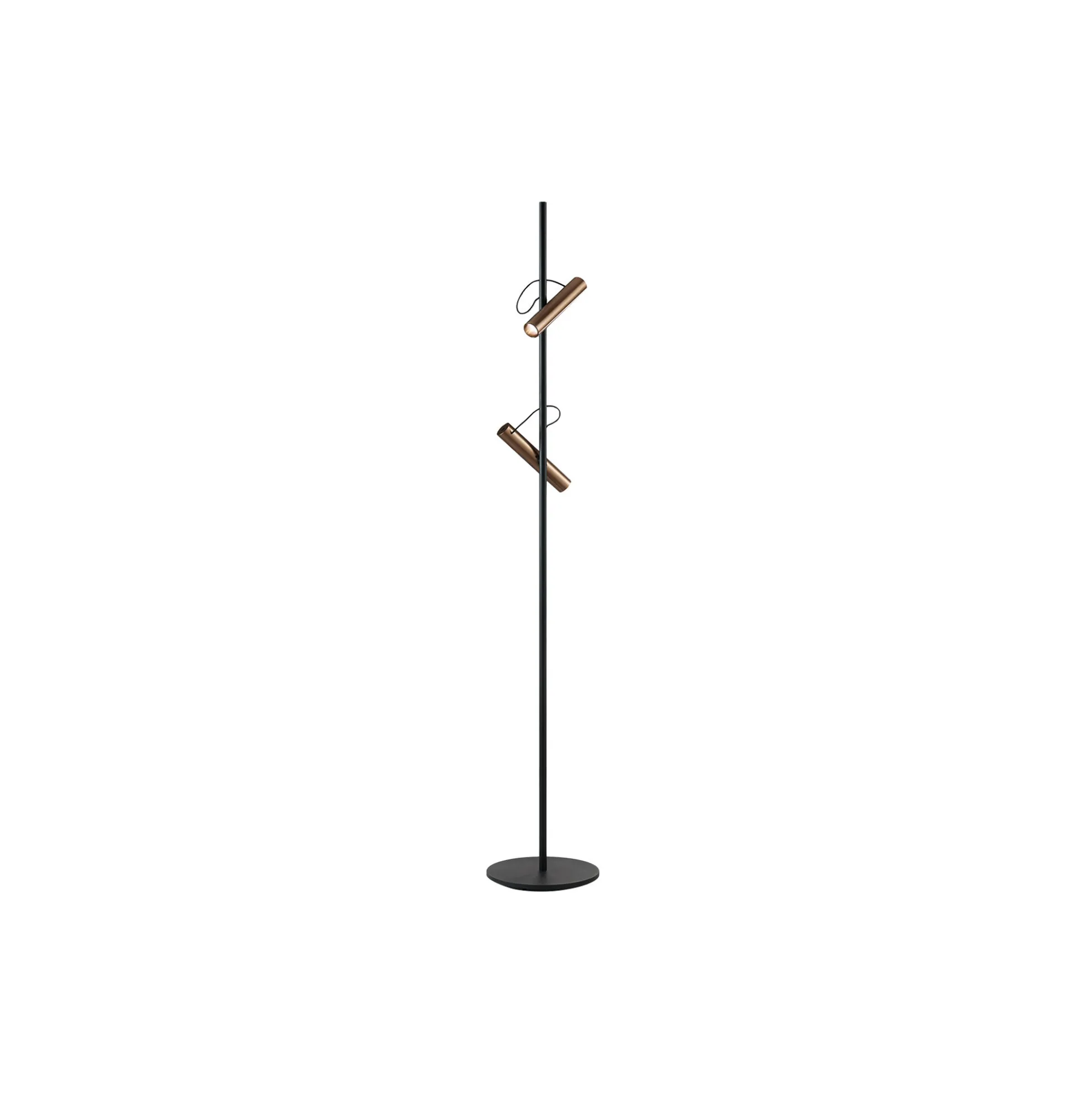 SPIRIT F1 gulvlampe, black/rose gold