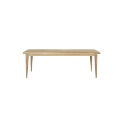S-Table Dining Table Rectangular Extendable, matt lacquered oak