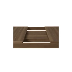S-Table Dining Table Rectangular Extendable, matt lacquered american walnut