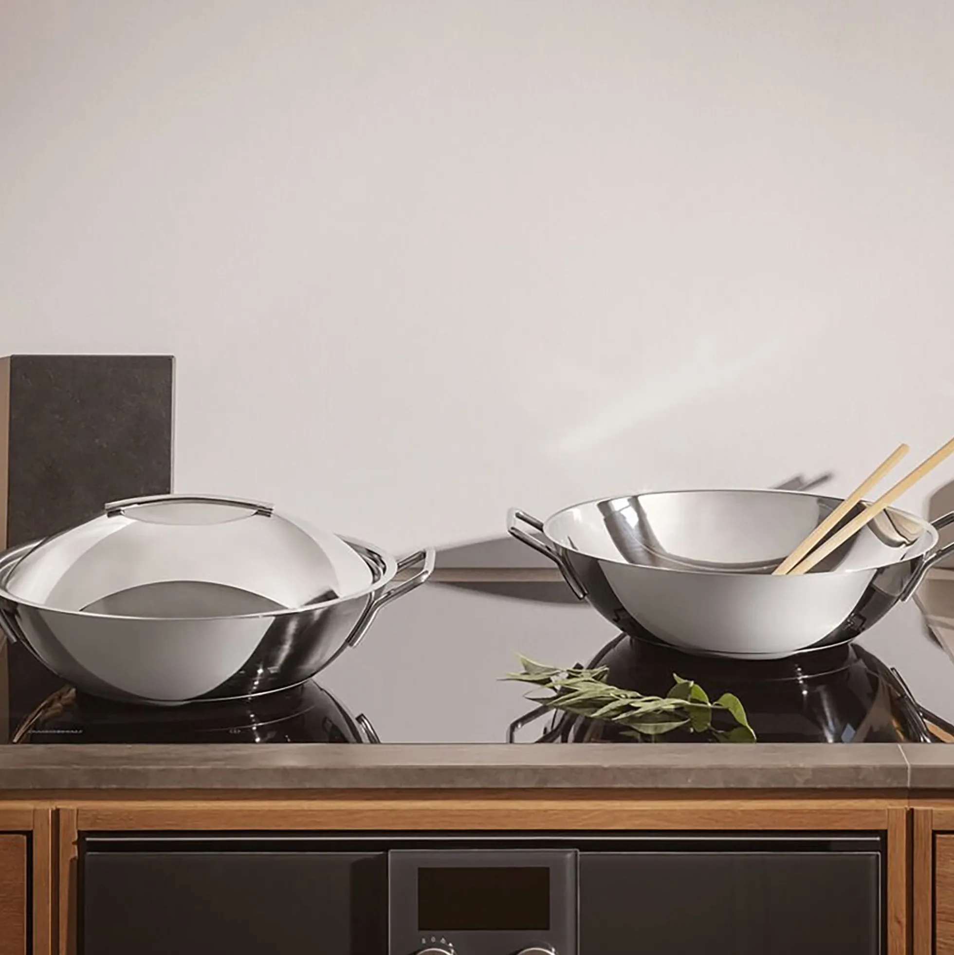 Stainless Steel Wok 5 L