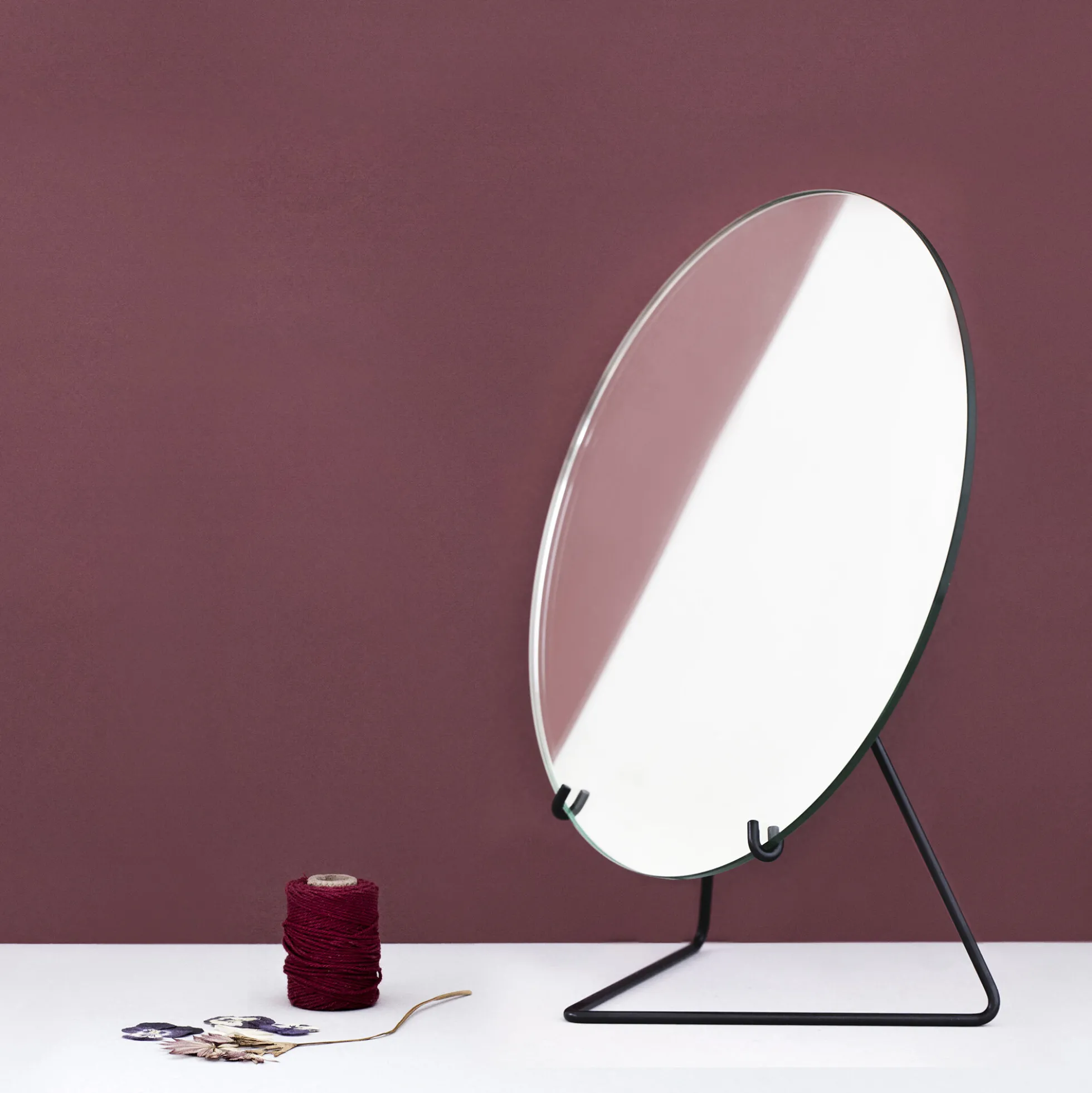 Standing Mirror, black