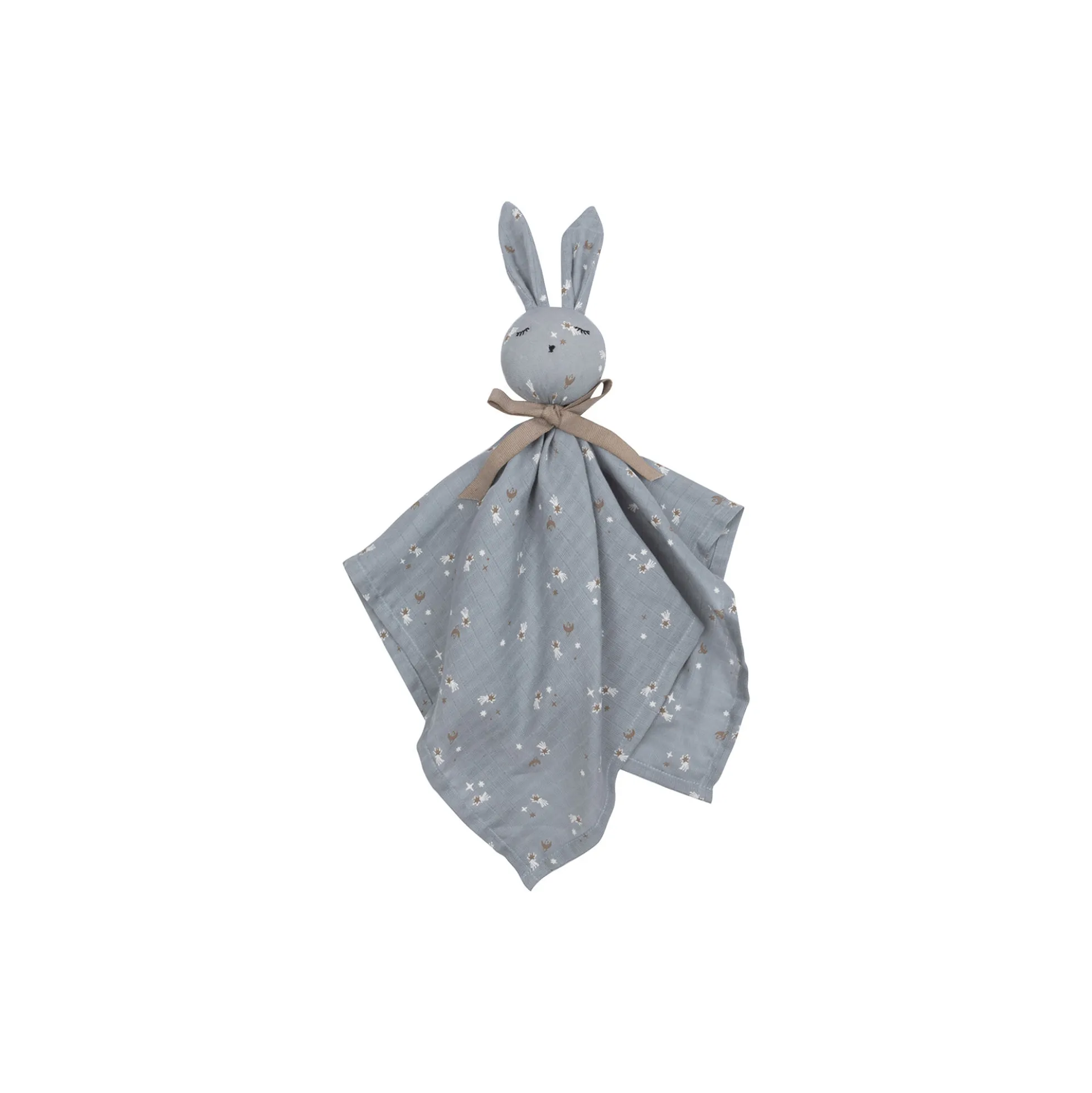 STARS nusseklud, jasmin blue/balsam cream/walnut