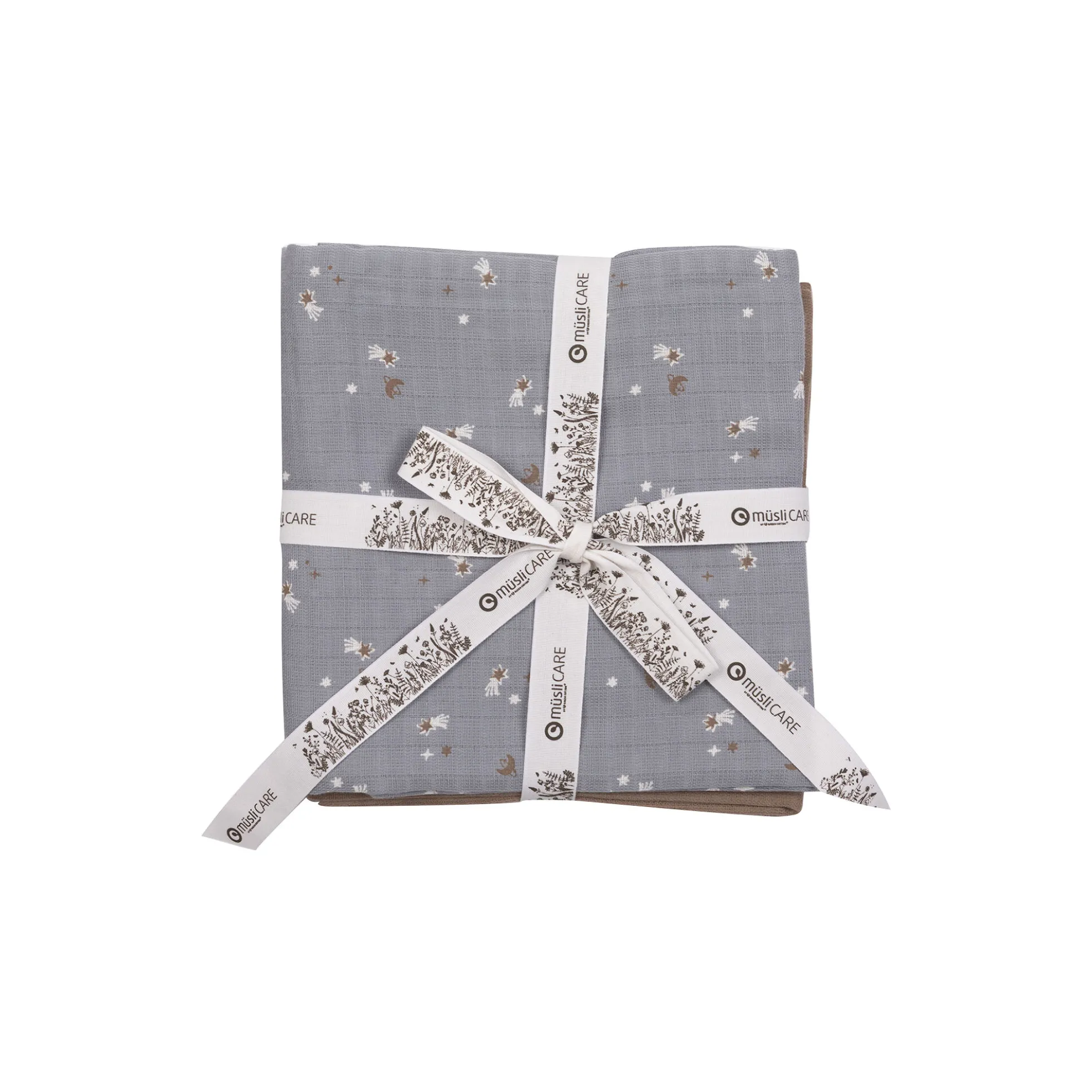 STARS stofble 2-pak, jasmin blue/balsam cream/walnut