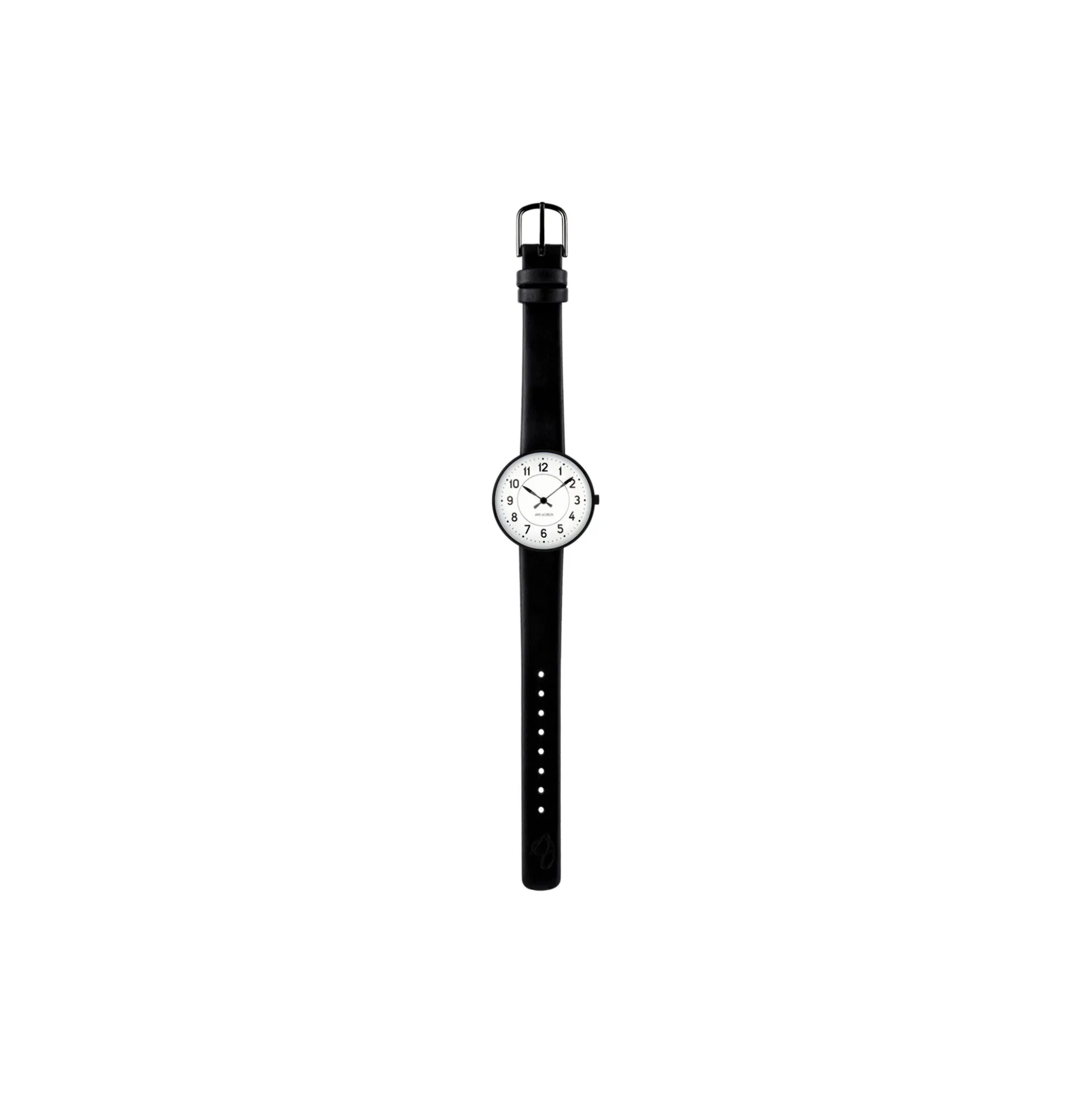 Station armbåndsur, white/black/black