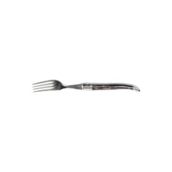 Steakgaffel, sort horn struktur