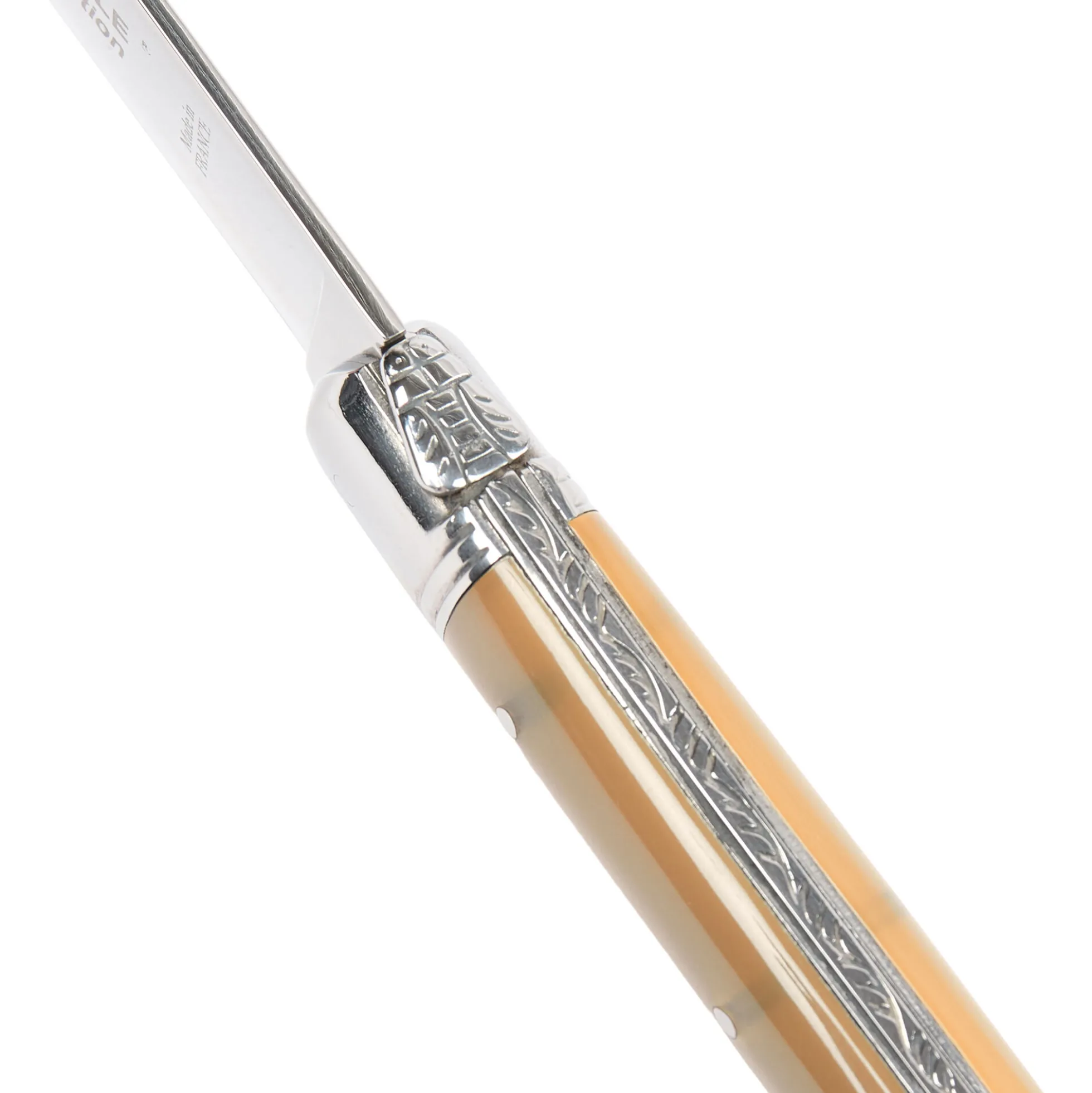 Steakkniv, brunt horn