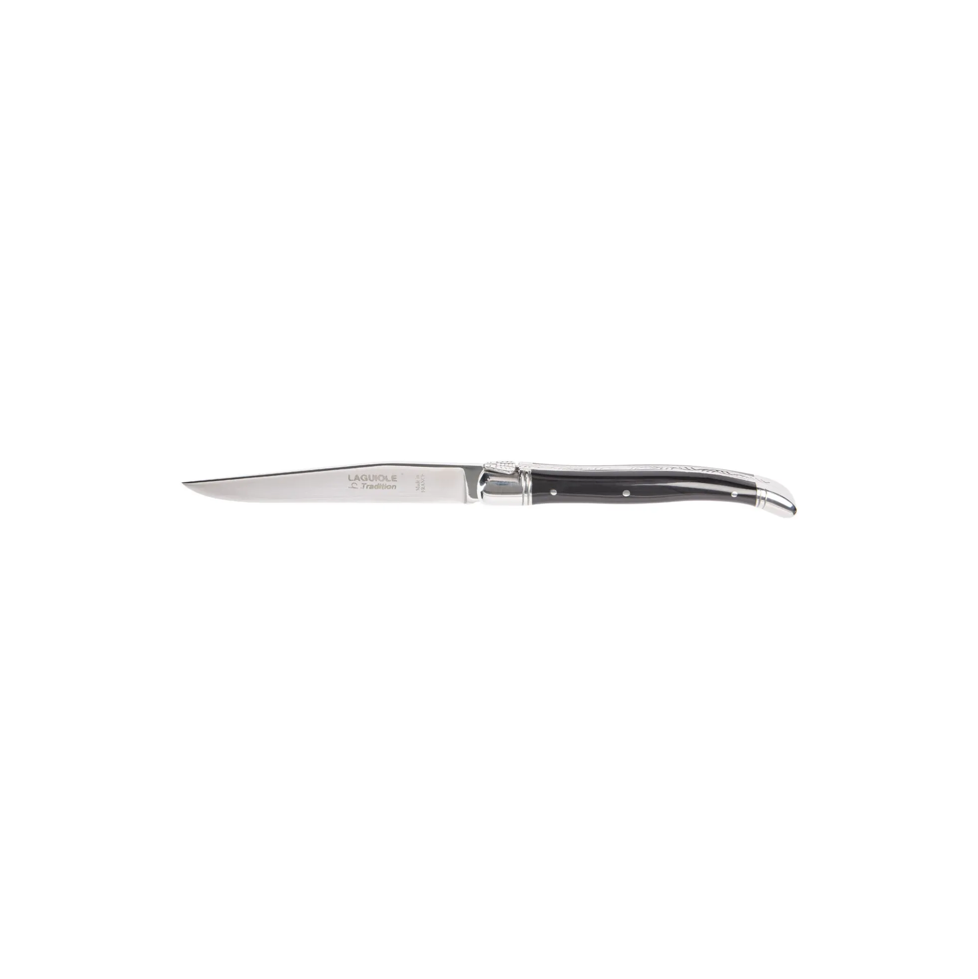 Steakkniv, sort horn