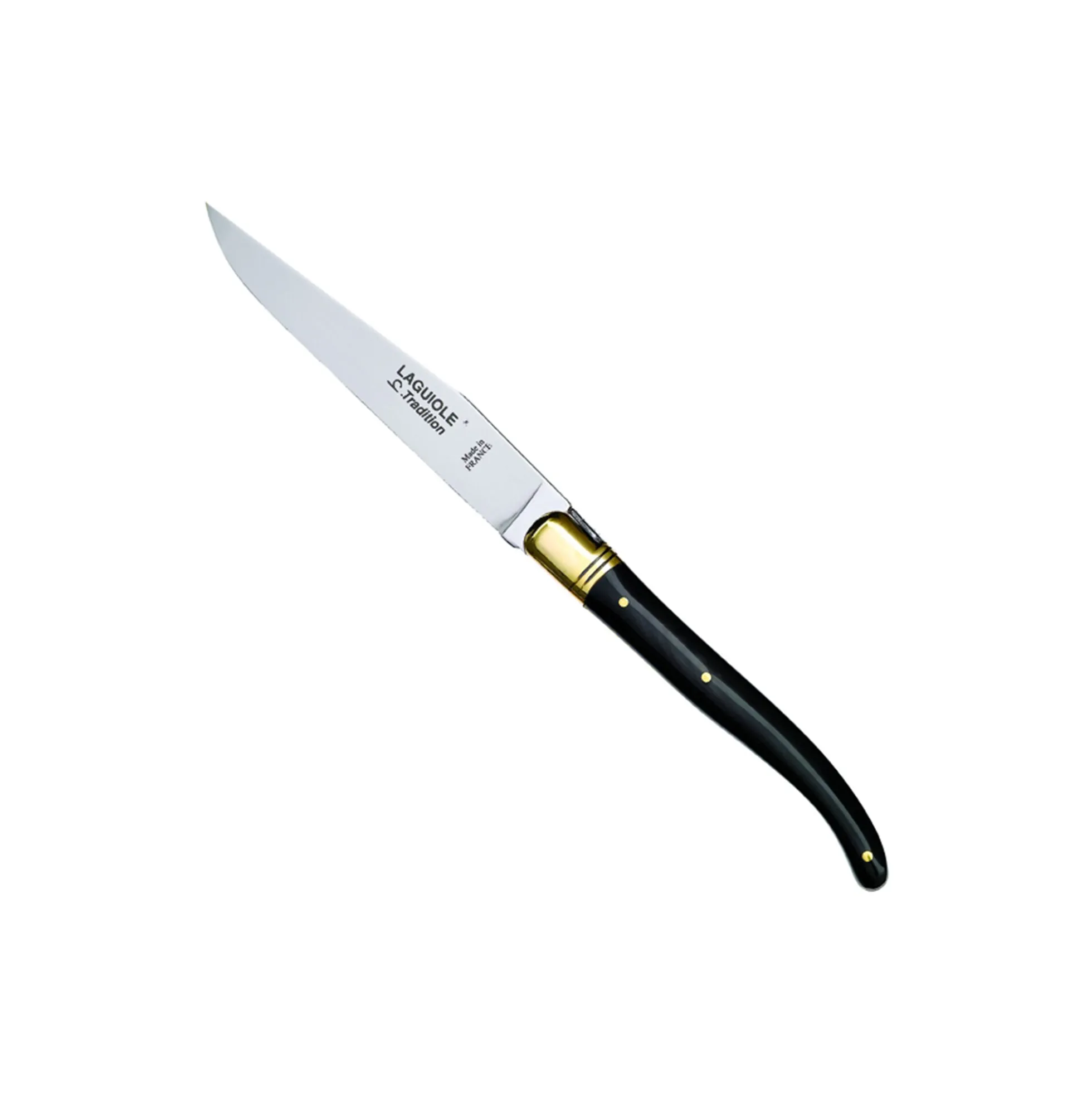 Steakkniv, sort horn