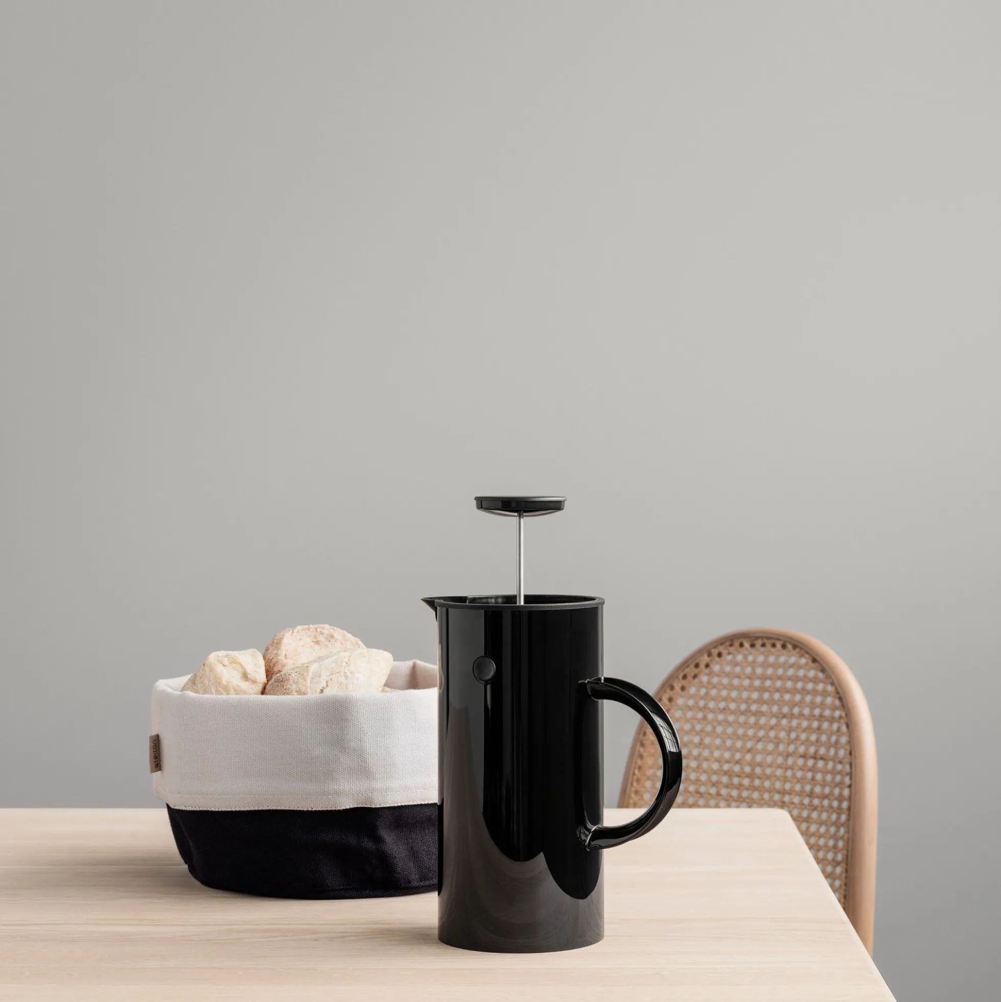 Stelton brødpose, black/sand