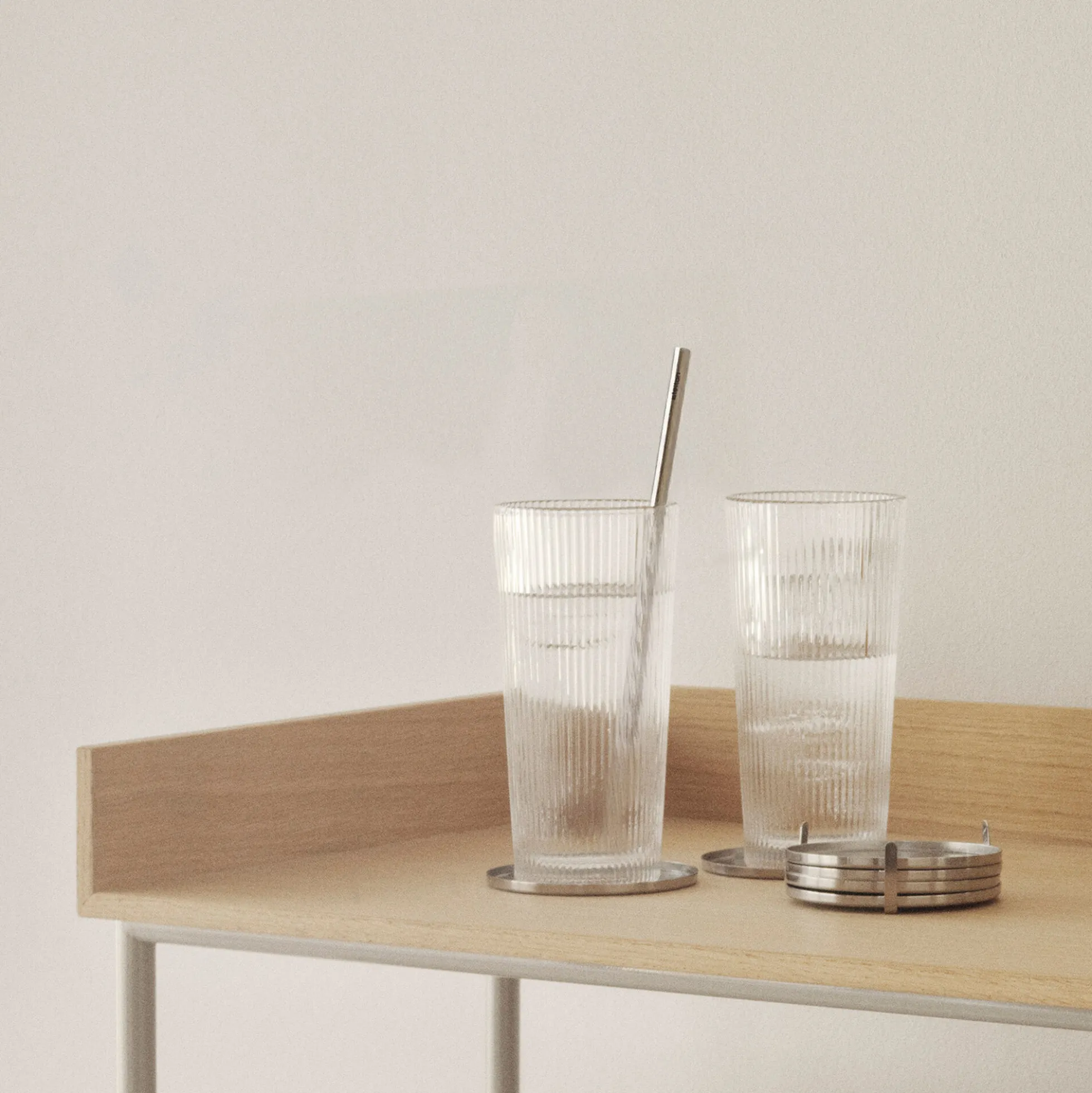 Stelton genanvendelige sugerør 4 stk., steel