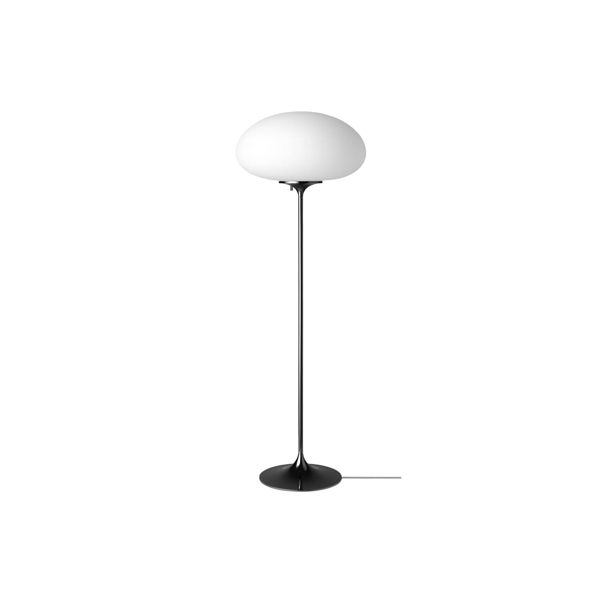 Stemlite Floor Lamp, black chrome