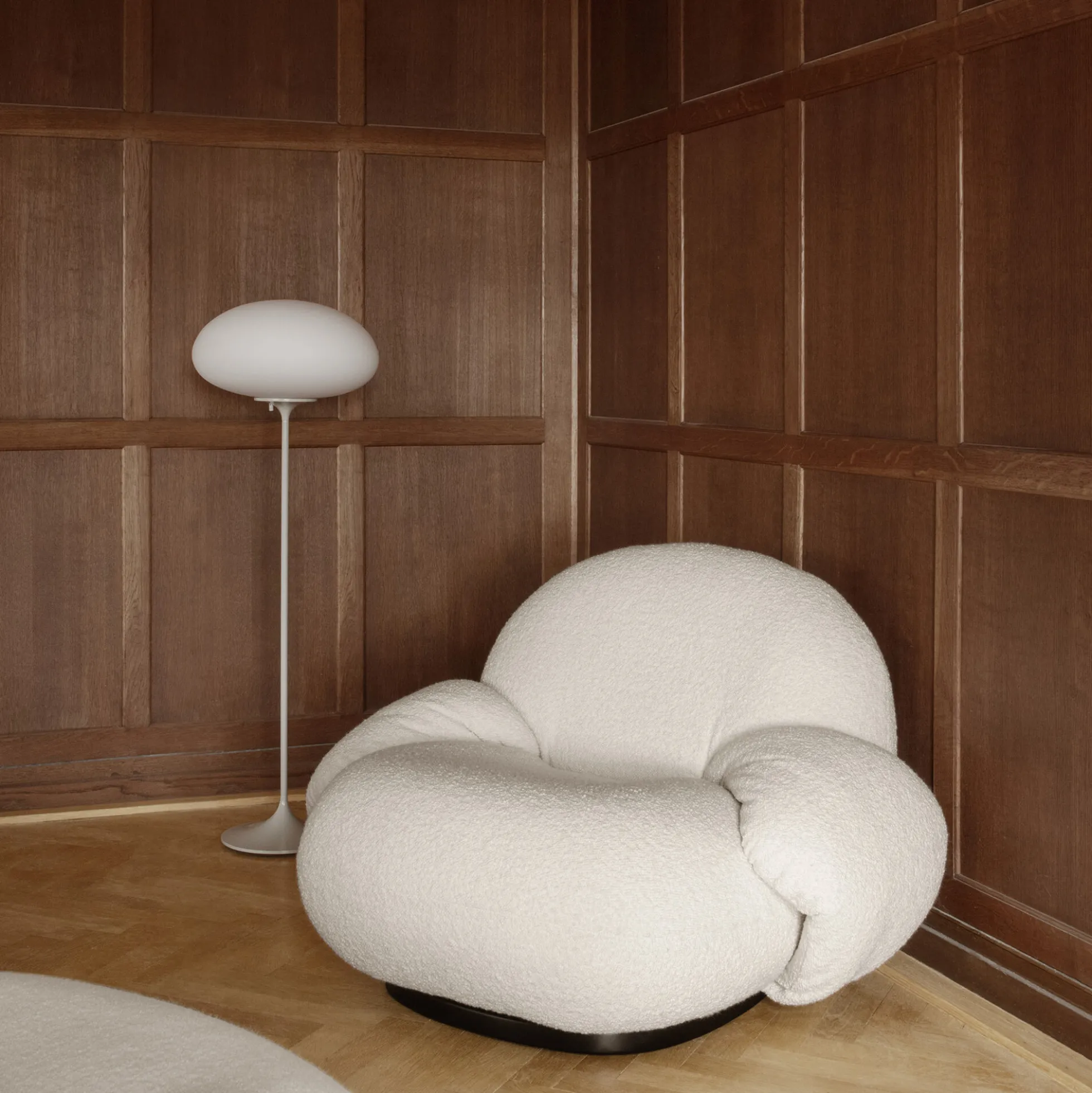 Stemlite Floor Lamp, pebble grey