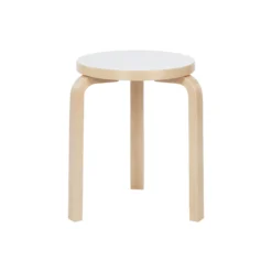 Stool 60, white laminate