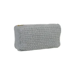Strikket Clutch Petra, med grey melange